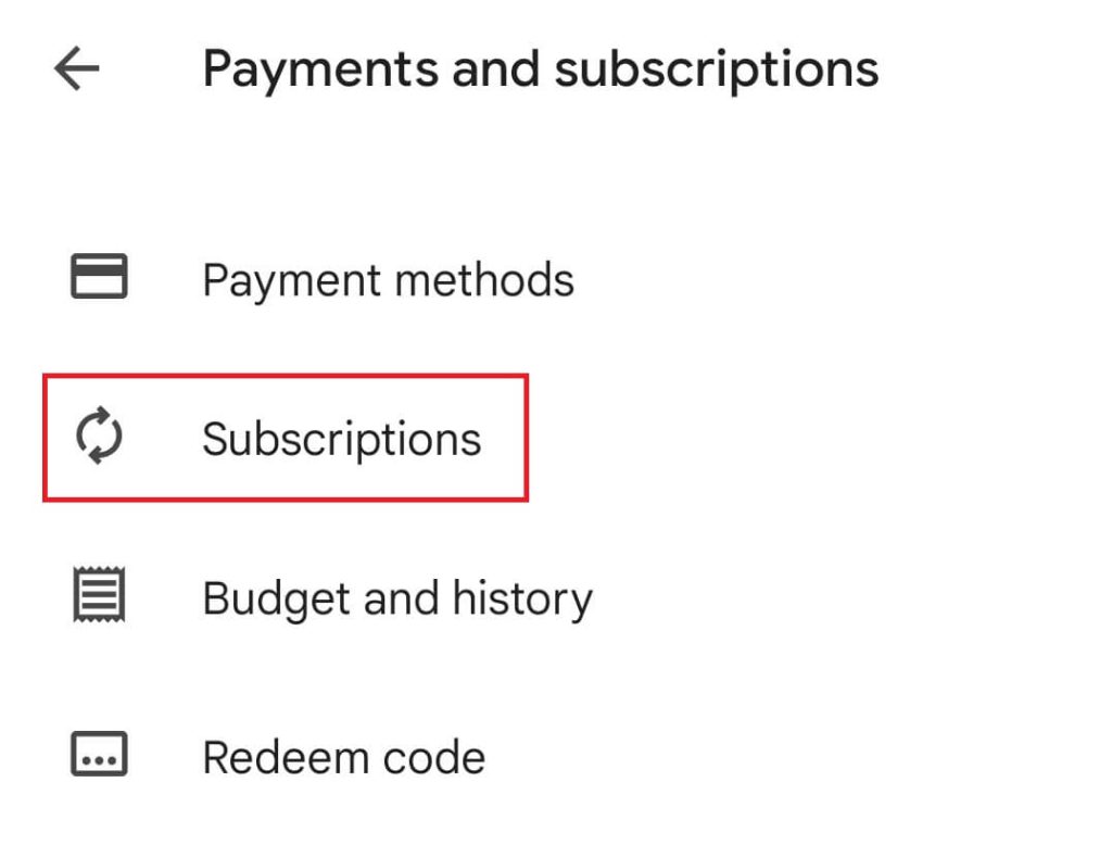 click on the Subscriptions option to Cancel Twitter Blue Subscription