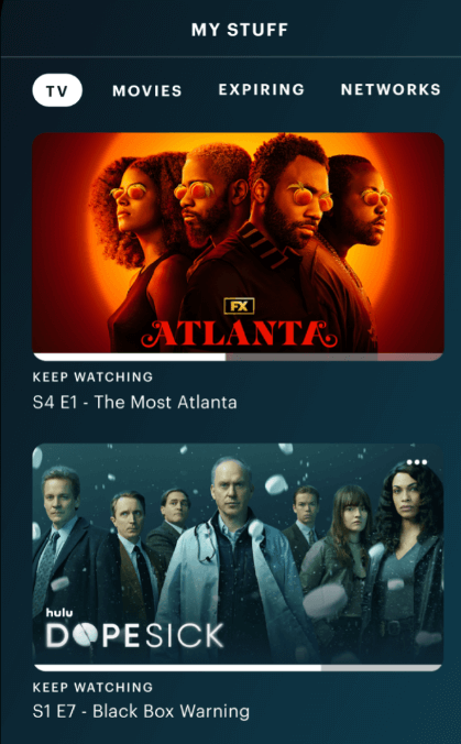 Delete Hulu Recordings on Android