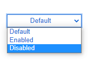 Choose the Disabled option to Get Rid of Google Doodles