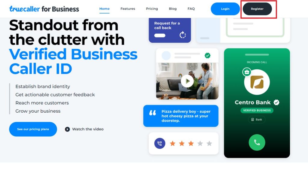 Truecaller Business Account