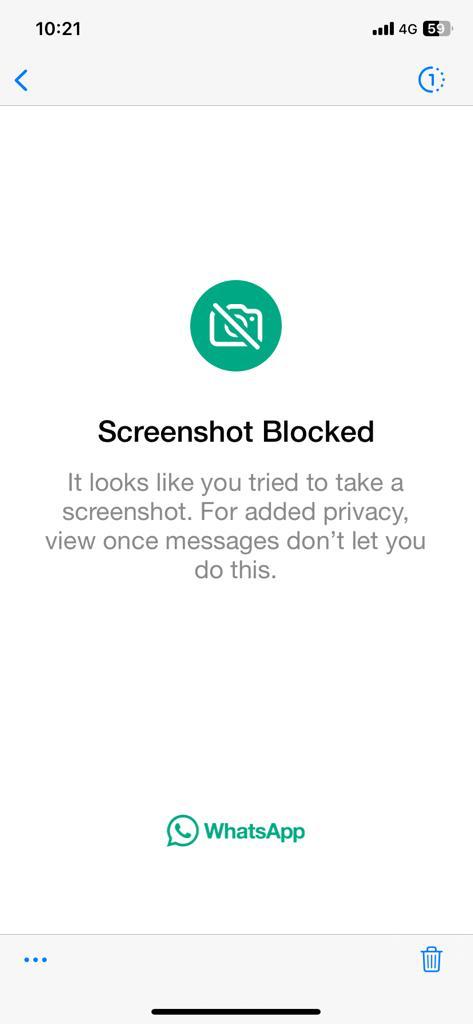 Screenshot Blocked