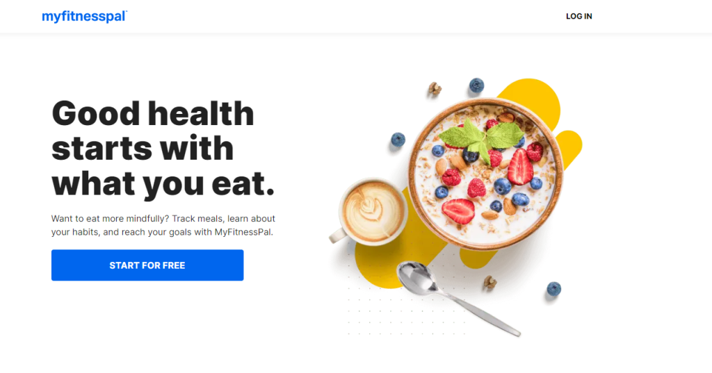 MyFitnessPal website