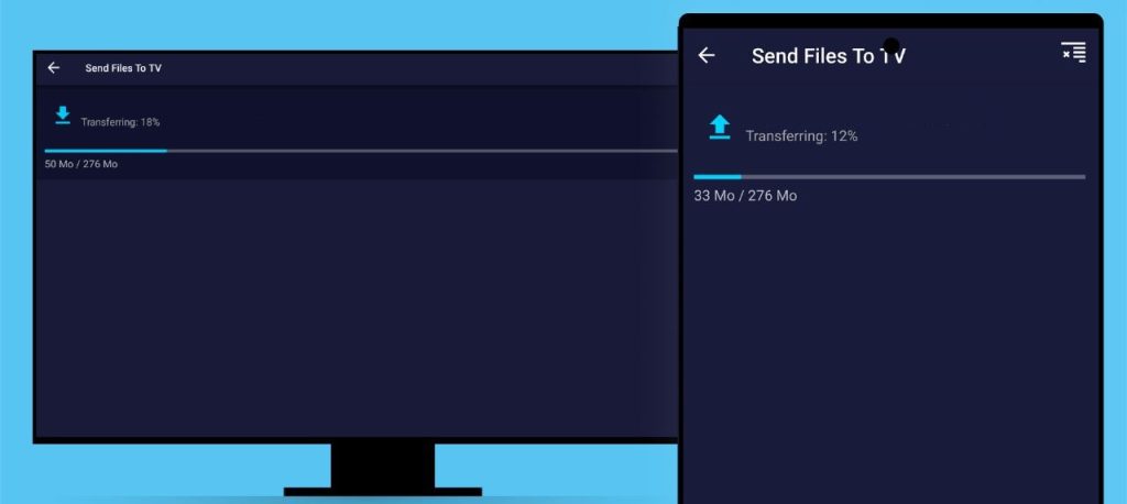 Send Files to TV app