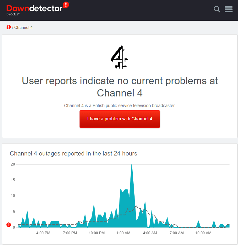 Check Server Status if All 4 not working on Firestick