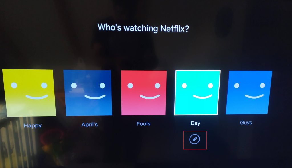 Delete profile on Netflix from TV