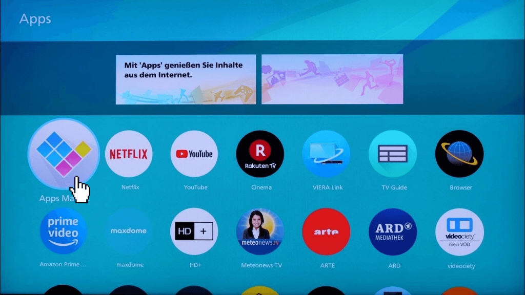 HBO on Panasonic TV-App market