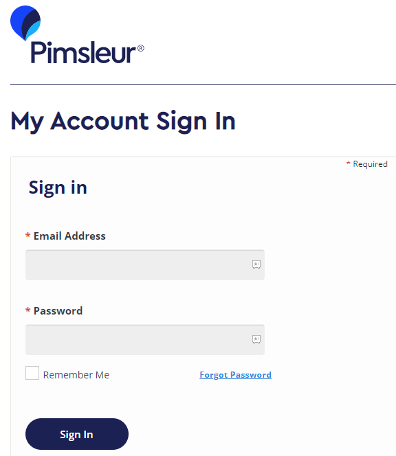 Sign in to your account