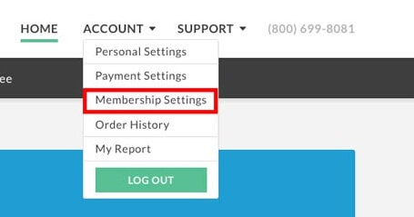 Select the Membership Settings