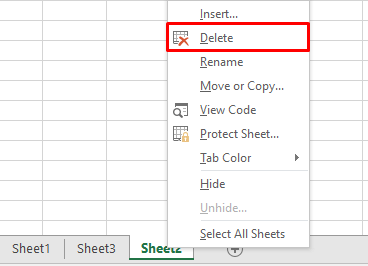 Delete Pivot Table in Excel On Web