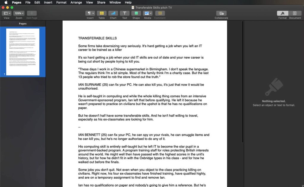 Enable Dark Mode on Apple Pages on Mac