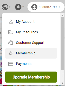  Choose the My Account option