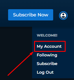 select the My Account option