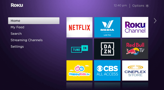 Search for Roku Channel