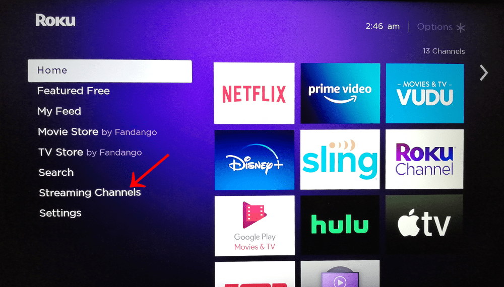 Reinstall the Vudu app on Roku