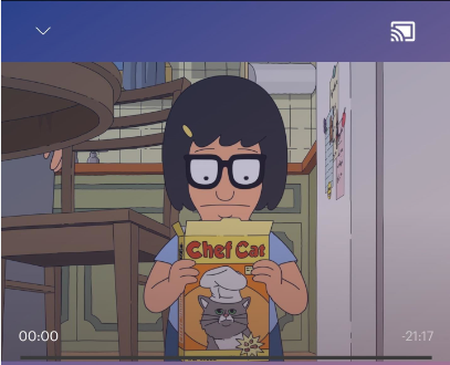 Click the Cast icon to watch Hulu on TCL Smart TV