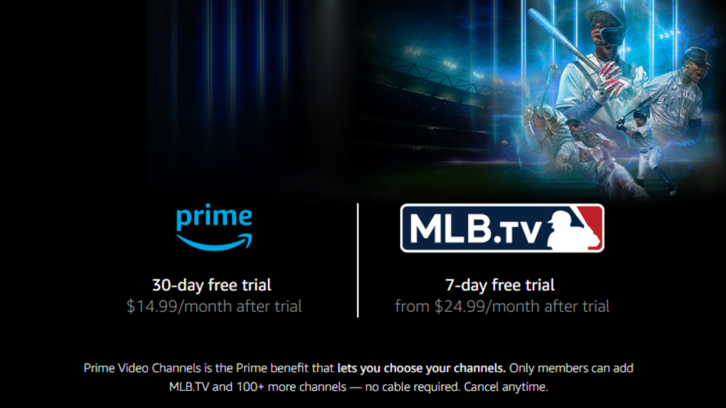 Watch MLB on Samsung Smart TV with Prime Video