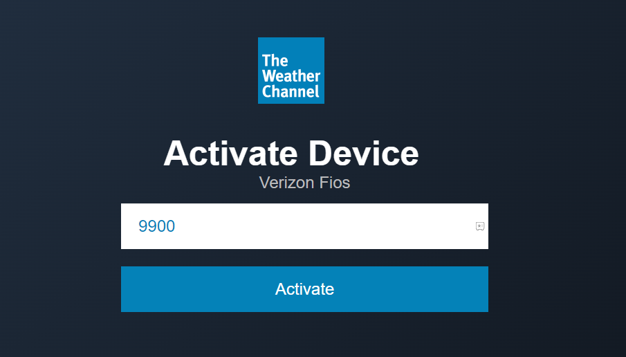 Enter the activation code and click Activate