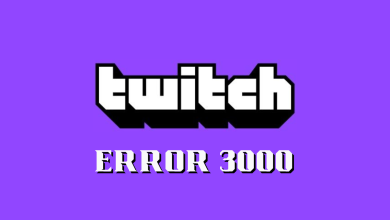 Twitch error 3000