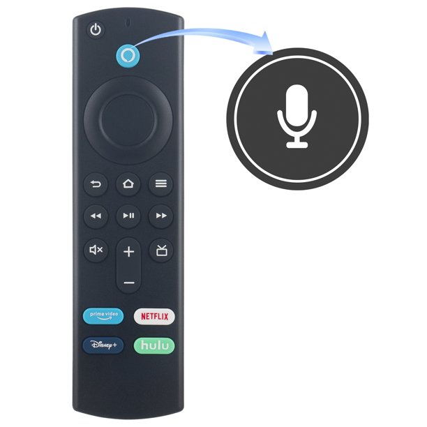 Click the Mic button on your Firestick remote