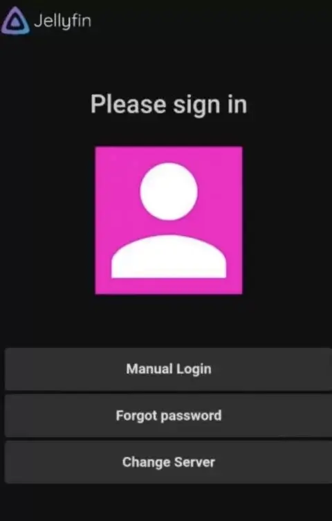 click the Manual Login button