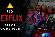Fix Netflix error code 1008.