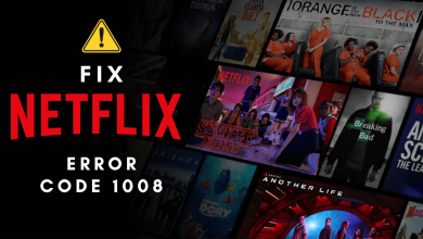 Fix Netflix error code 1008.