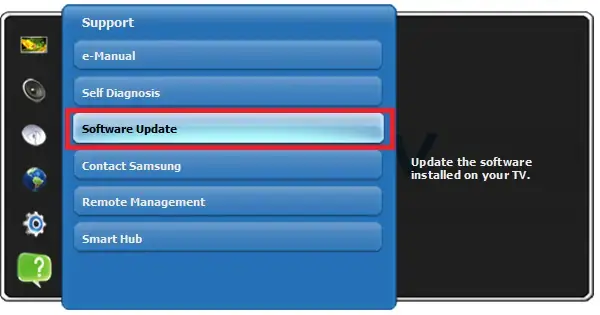 Update Samsung TV Firmware to fix Pink Screen