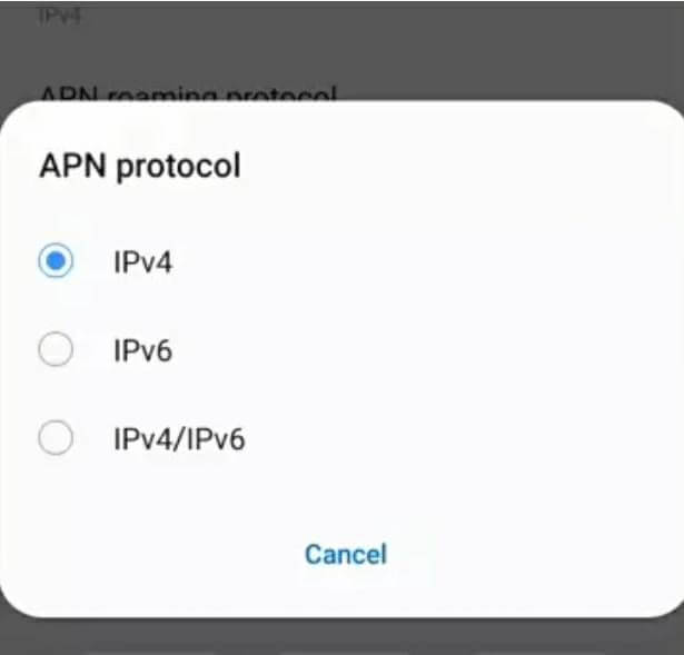 Turn Off IPv6 in the Samsung TV Settings