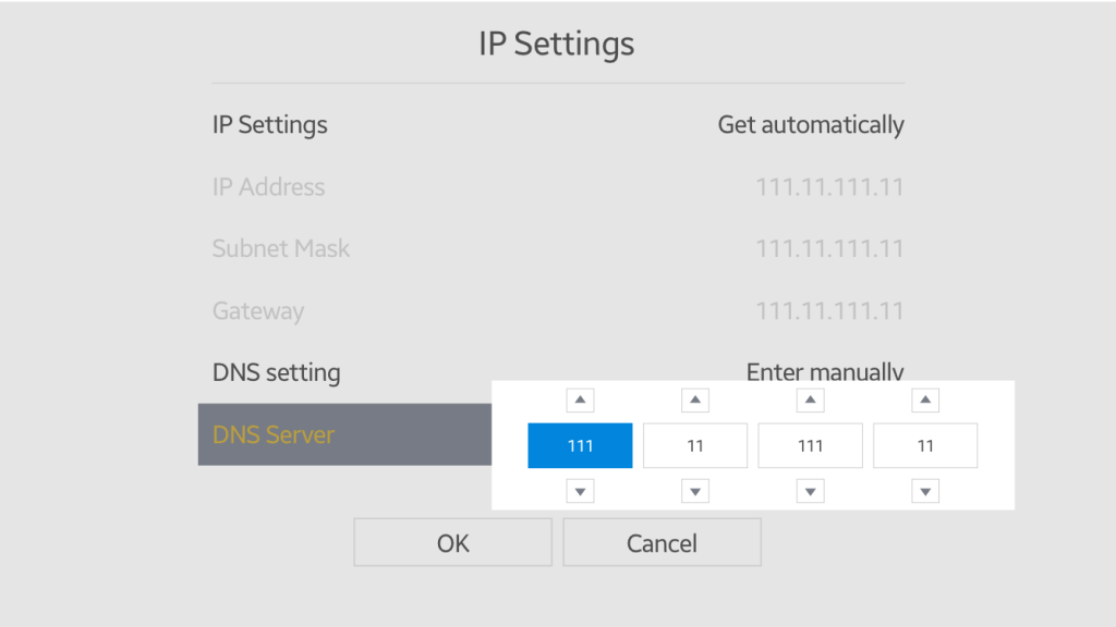 Change the Google DNS