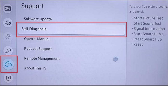 Self Diagnosis of your Samsung Smart Hub