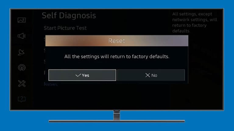 Reset your Samsung TV