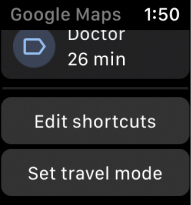 Click Set Travel Mode