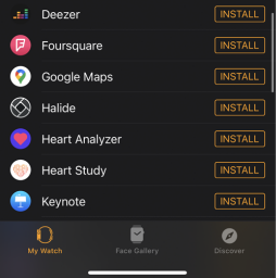 Click Install next to Google Maps