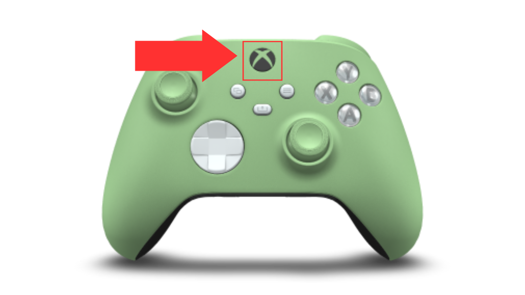 Press Xbox button on Xbox One controller