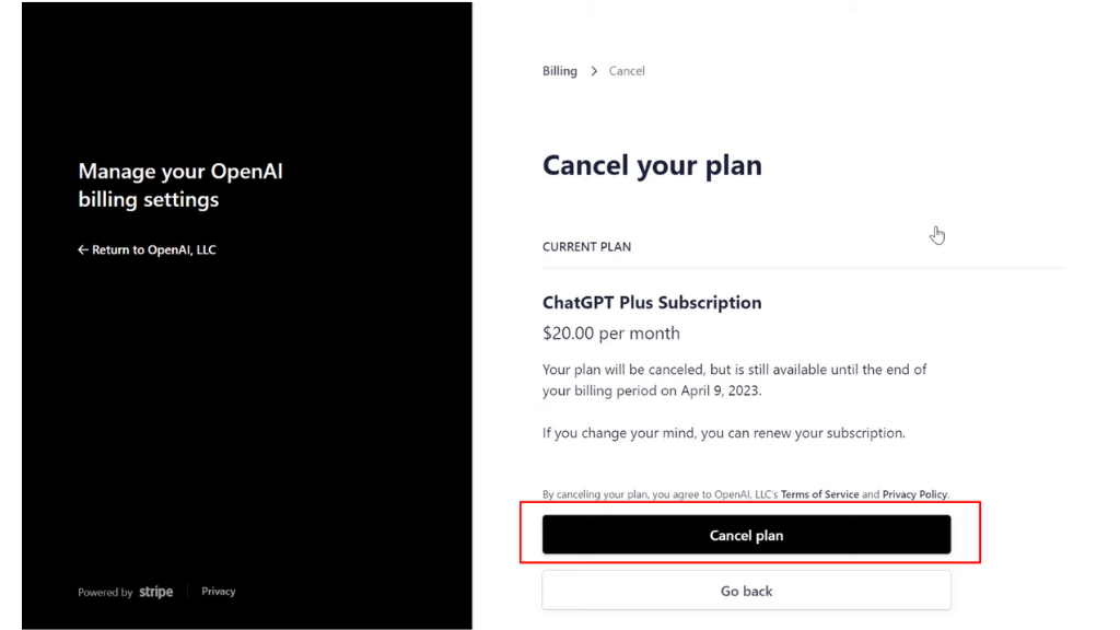 Cancel-ChatGPT-Plus-subscritpion: Cancel Plan