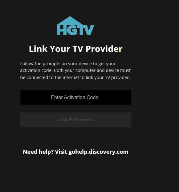 Activate HGTV Go on Roku