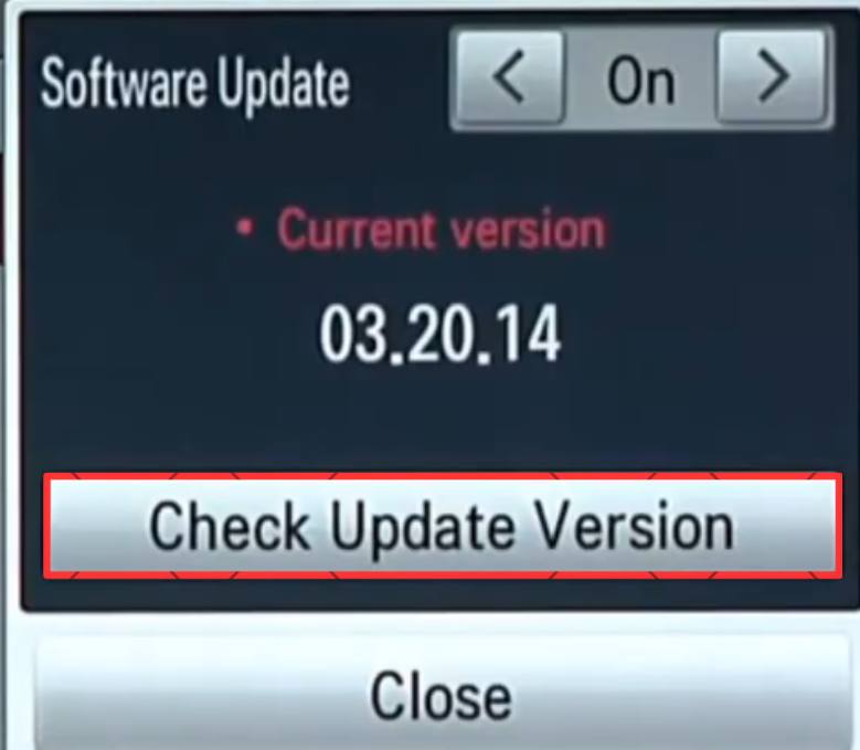 How to Update LG TV: Check Update version