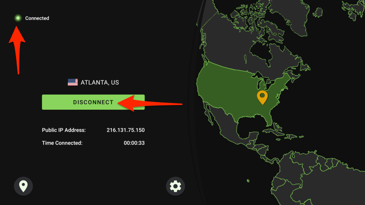 Disconnect IPVanish VPN