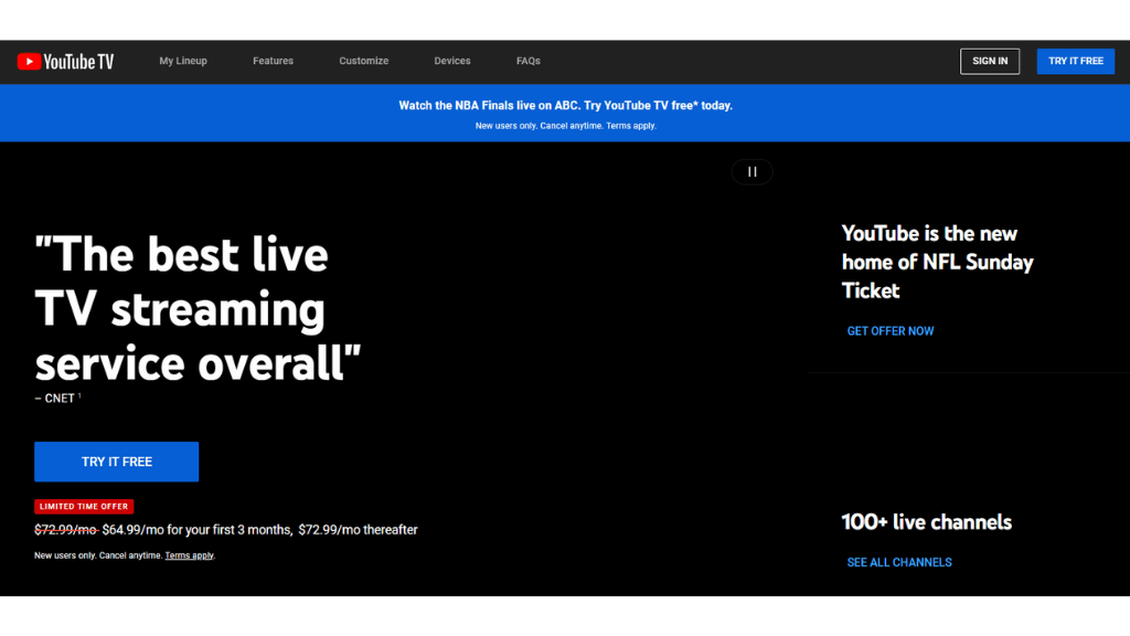 YouTube TV