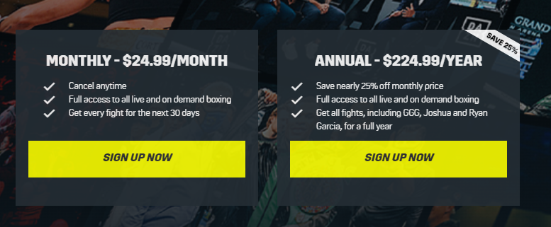 DAZN pricing