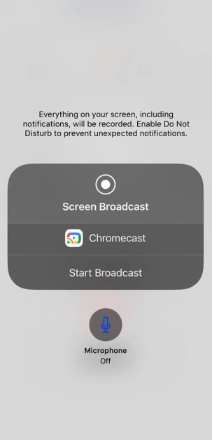 Connect to Chromecast device