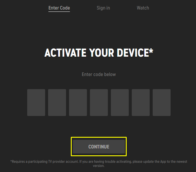 Activate Comedy Central on Apple TV