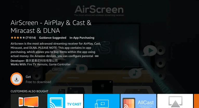 Get AirScreen to screen mirror iOS to Firestick
