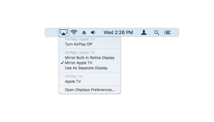 Screen Mirroring Zwift on Mac to watch it on Apple TV