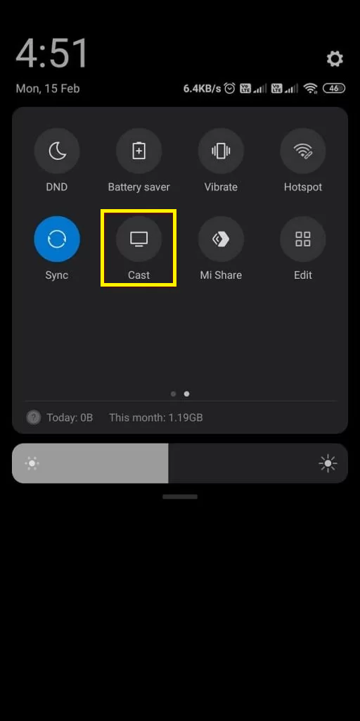 Select the Cast icon to stream fuboTV on Google TV