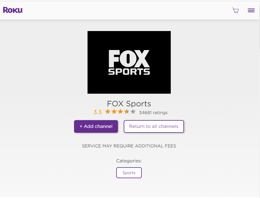 Hit the +Add Channel option on Roku