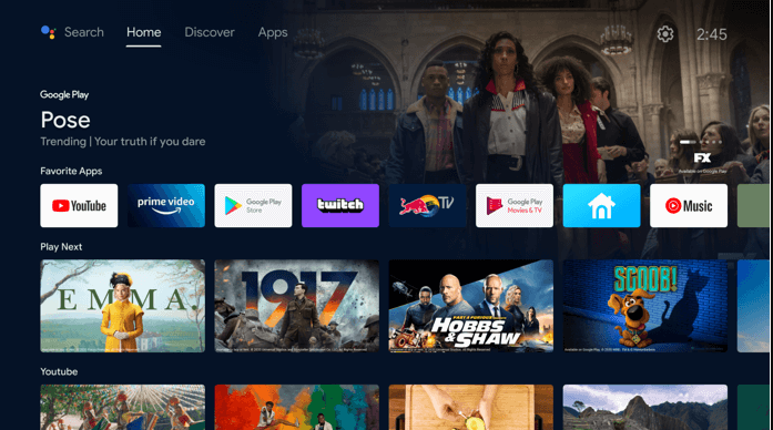 Search for HBO Max on Sony Smart TV