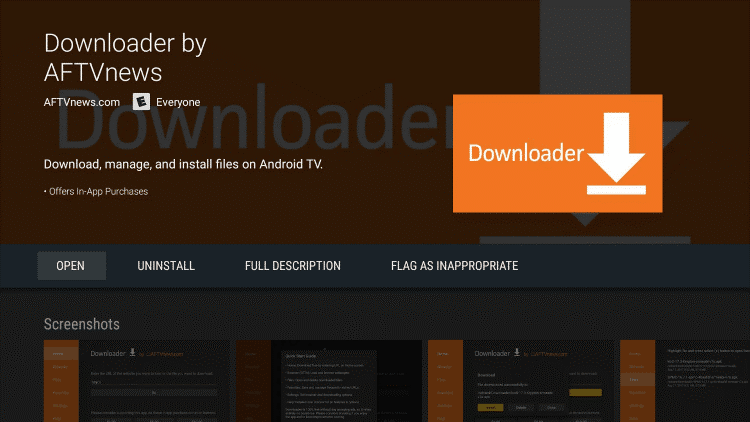 Get the Downloader app on Firestick