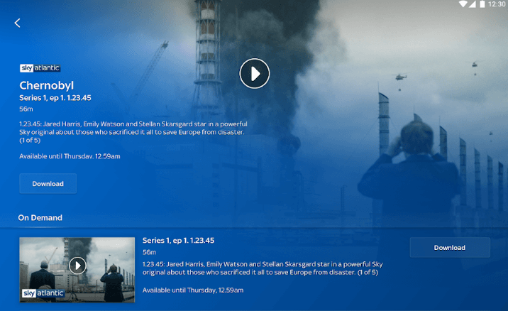 Stream SkyGo on Android TV