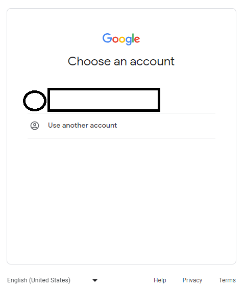Sign In with the Google Account